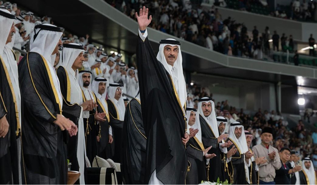 HH the Amir Attends His Highness's Football Cup Final